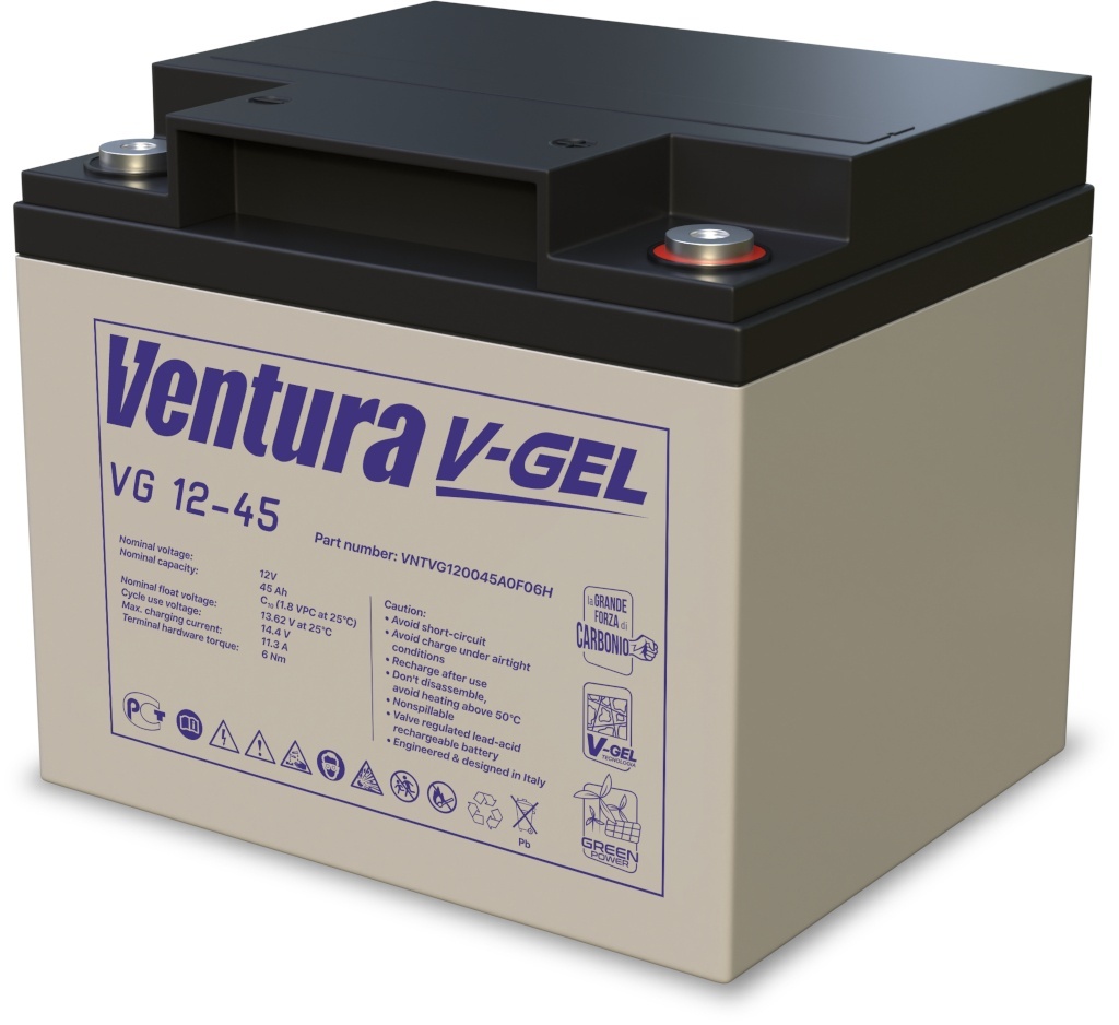 Ventura VG 12-45, аккумулятор герметичный свинцово-кислотный