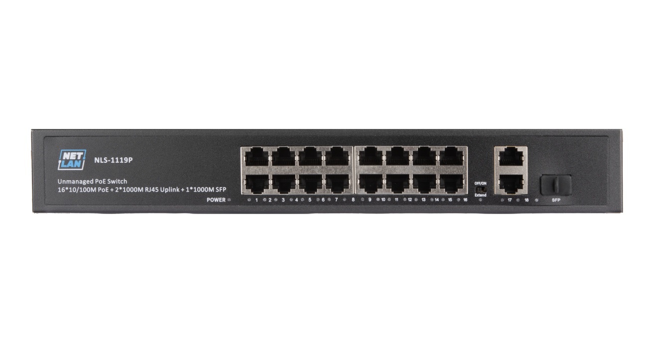 NLS-1119P, коммутатор с PoE