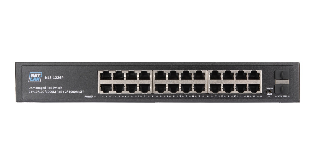 NLS-1226P, коммутатор с PoE