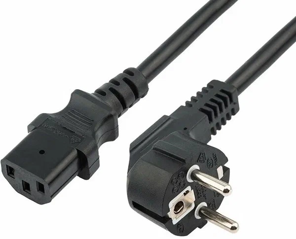 Шнур сетевой СЕЕ 7/7 (Schuko)- IEC 320 C13 3х0,75мм², длина 5м REXANT (04-2735), кабель питания