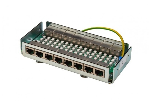 Tfortis SG-DIN, устройство грозозащиты цепей Ethernet