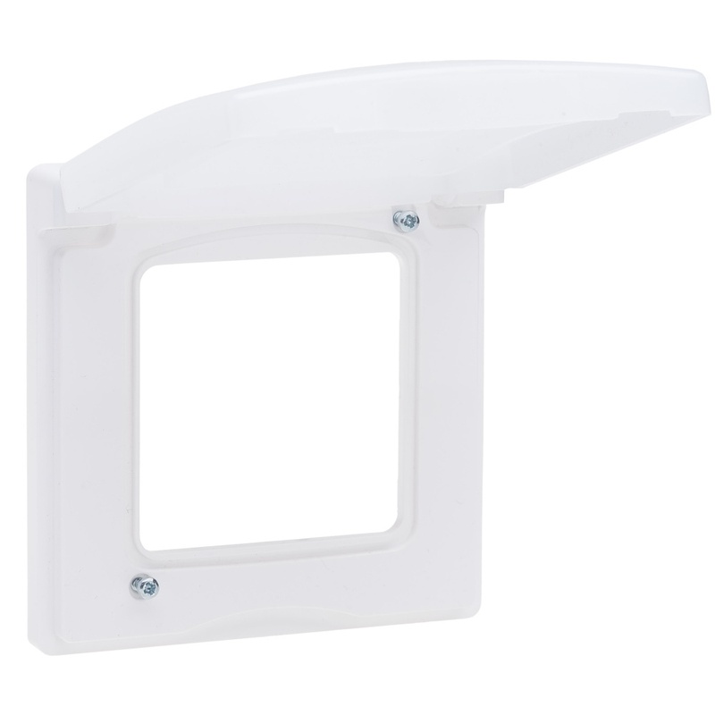 Inspiria рамка 1-местная с защитной крышкой IP44, белый (673920)
