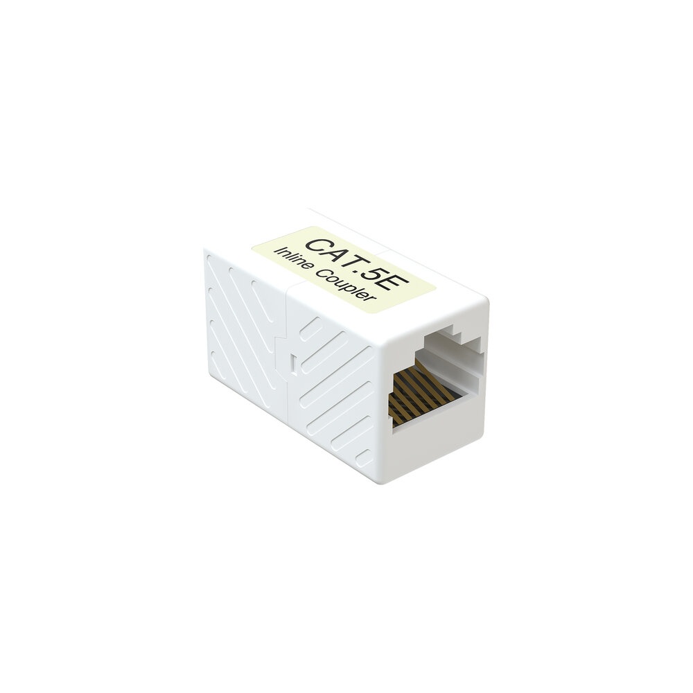 CC RJ45.5EU.WH (19666s), проходной адаптер, RJ45-RJ45 (8p8c), категория 5е, неэкранированный, цвет белый