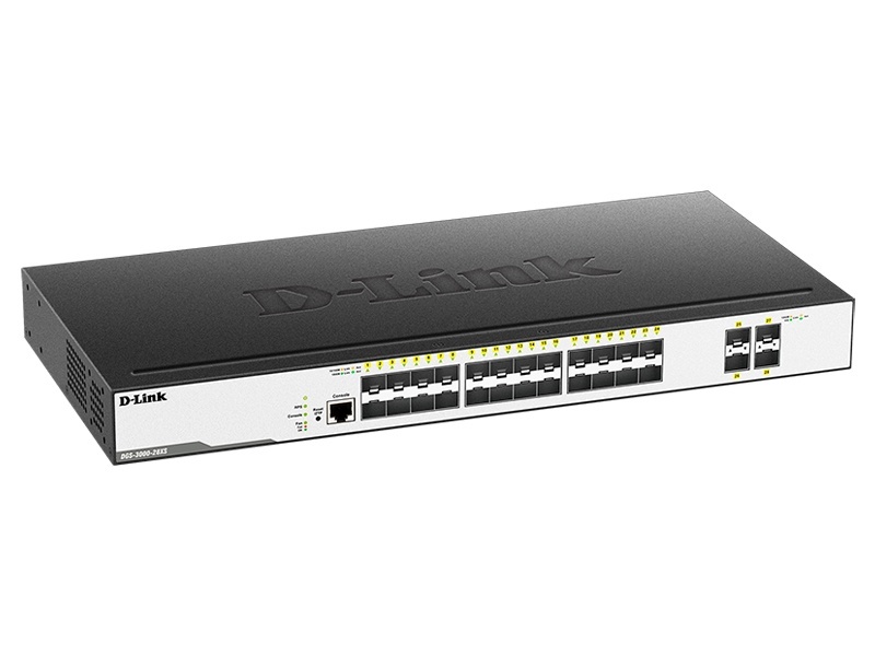 DL-DGS-3000-28XS/B1A, коммутатор