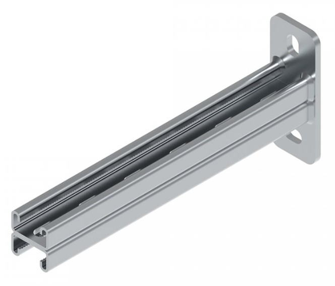Консоль STRUT двойная КССД-41х21х350 (2,5мм) (PR08.22777) (Промрукав), консоль STRUT