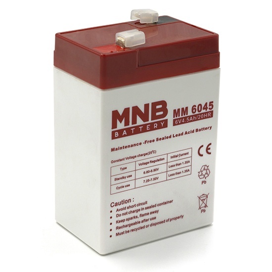 MNB MM 6045, аккумулятор герметичный свинцово-кислотный