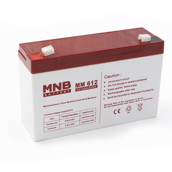MNB MM 612, аккумулятор герметичный свинцово-кислотный