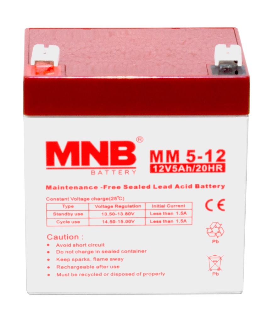 MNB MM 5-12, аккумулятор герметичный свинцово-кислотный