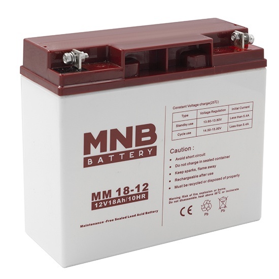 MNB MM 18-12, аккумулятор герметичный свинцово-кислотный
