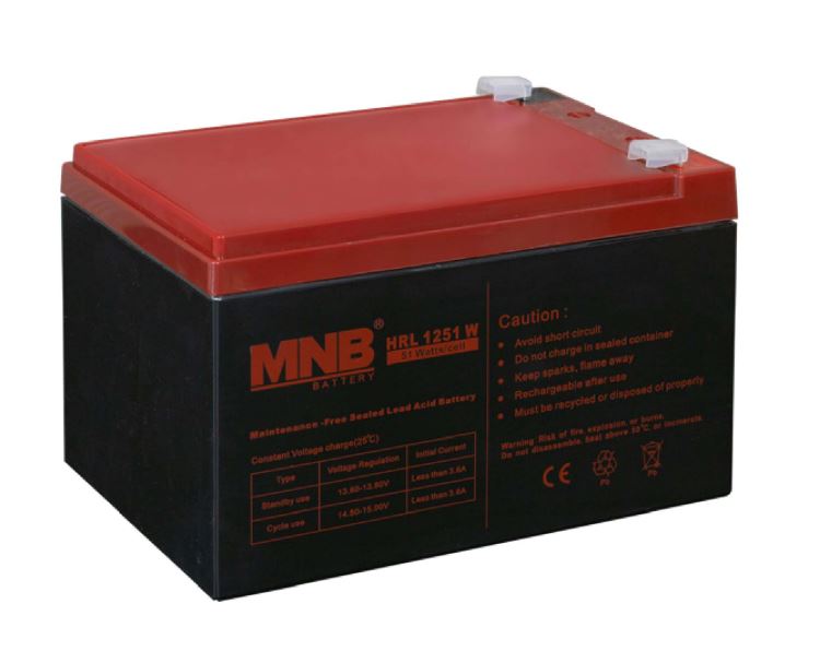 MNB HRL 1251 W, аккумулятор герметичный свинцово-кислотный