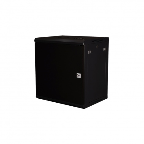 DR-643001, шкаф телекоммуникационный 19" настенный, дверь металл, 12U