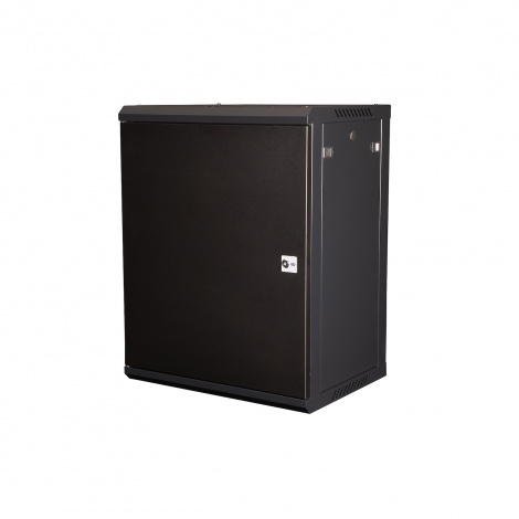 DR-644001, шкаф телекоммуникационный 19" настенный, дверь металл, 15U