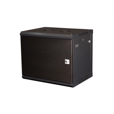 DR-642001, шкаф телекоммуникационный 19" настенный, дверь металл, 9U