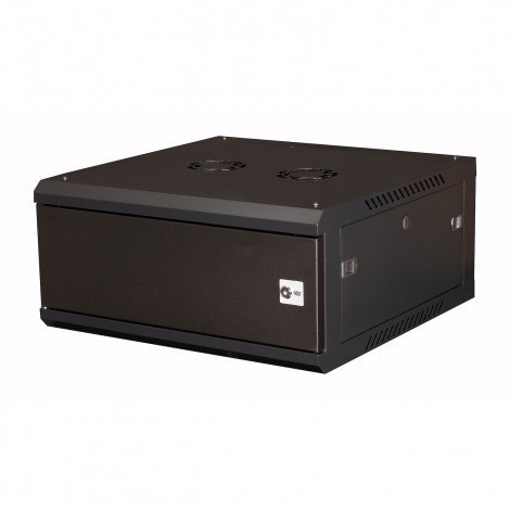 DR-640101, шкаф телекоммуникационный 19" настенный, дверь металл, 4U