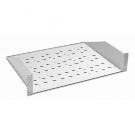 Полка консольная 19", 2U, 350 мм, серый (DR-412210)