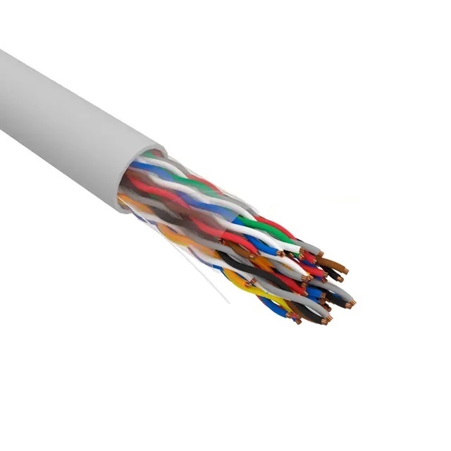 U/UTP, CAT 5е, ZH нг(А)-HF (LSZH), 25PR, 24AWG, INDOOR, SOLID, серый, РФ REXANT (01-1016-R), кабель «витая пара» (LAN) для структурированных систем связи