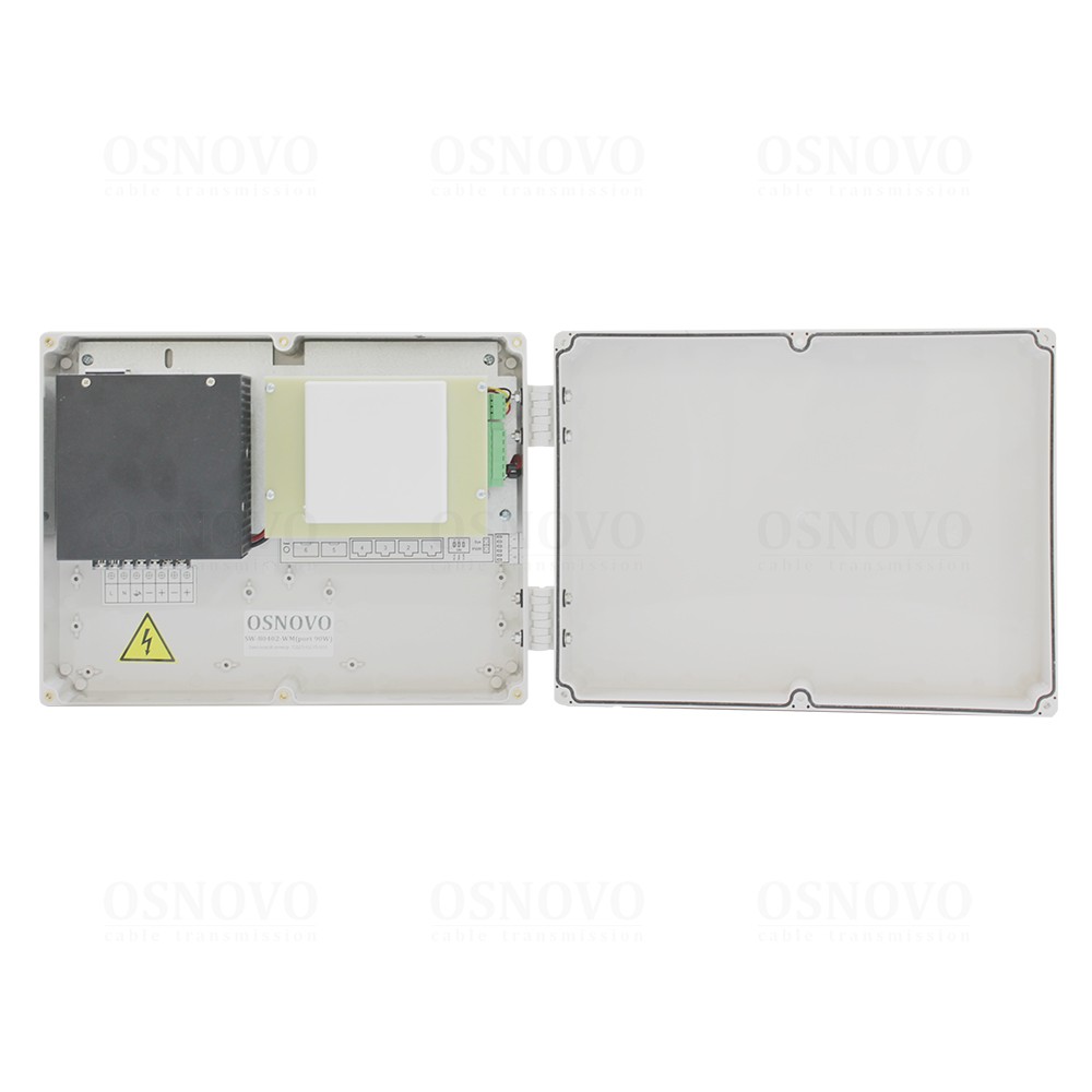 SW-80402-WM(port 90W), коммутатор с PoE