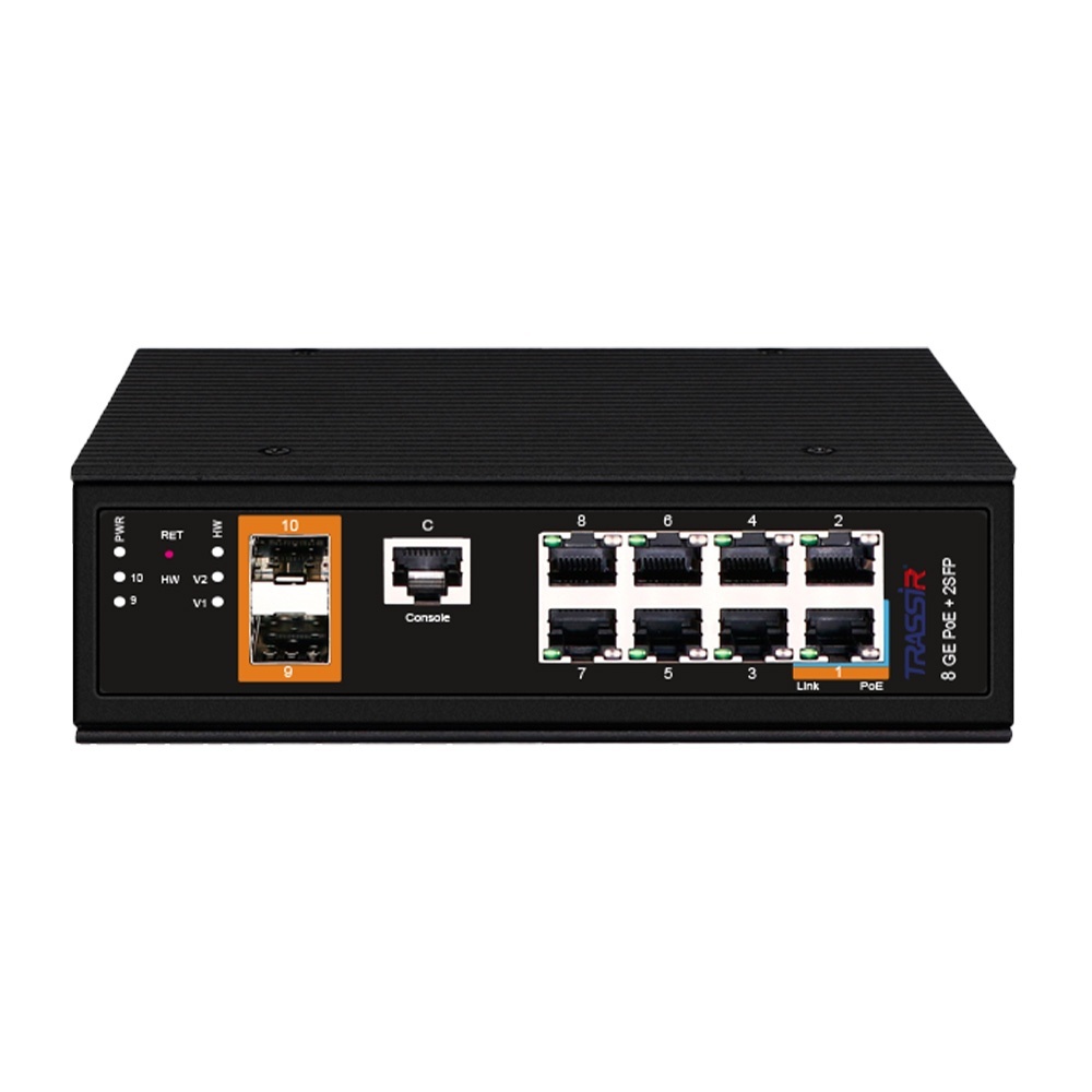 TR-NS25102S-300-8POE, коммутатор с PoE