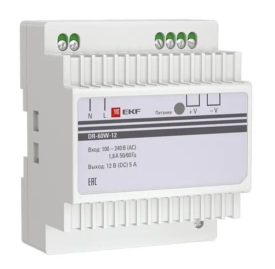 DR-60W-12, блок питания 12В