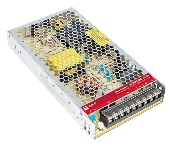 MPS-200W-12, блок питания 12В
