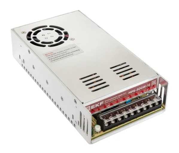 MPS-500W-12, блок питания на монтажную панель 500Вт