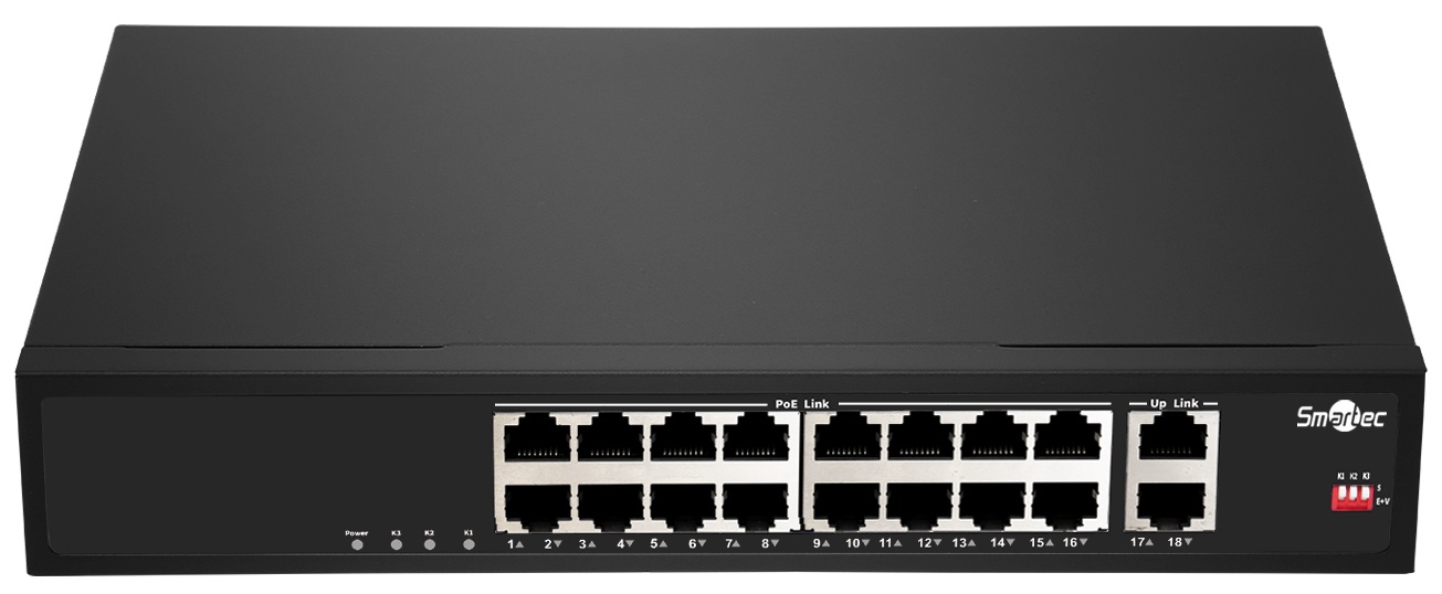 ST-NS316MB-GD, коммутатор с питанием по PoE