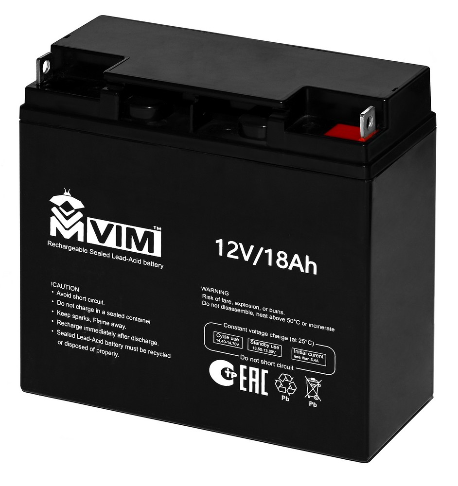 VM-BAT-12-18, аккумулятор герметичный свинцово-кислотный