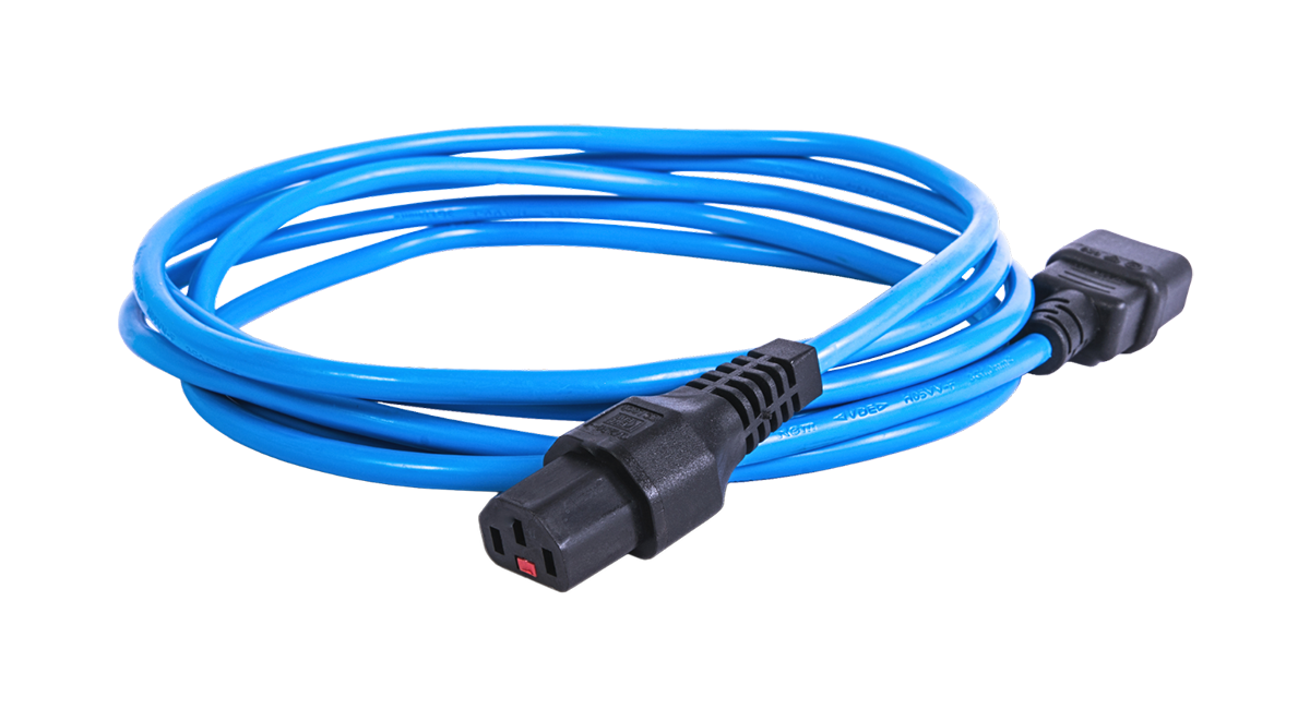 R-10-Cord-C13-C14-1.8-Blue, шнур питания с заземлением