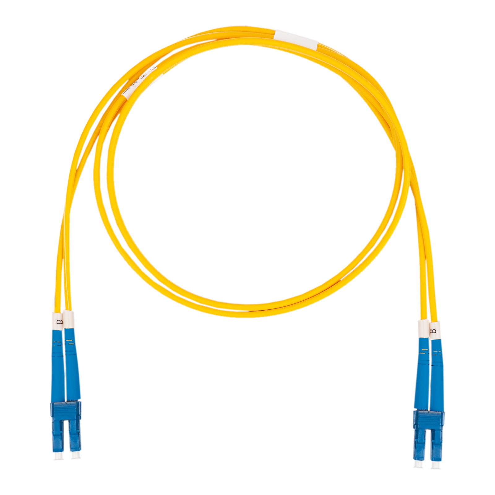 Патч-корд оптический, LC-LC, дуплекс (duplex) OS2, нг(А)-HF, 2,0 м, желтый (DR-220043)