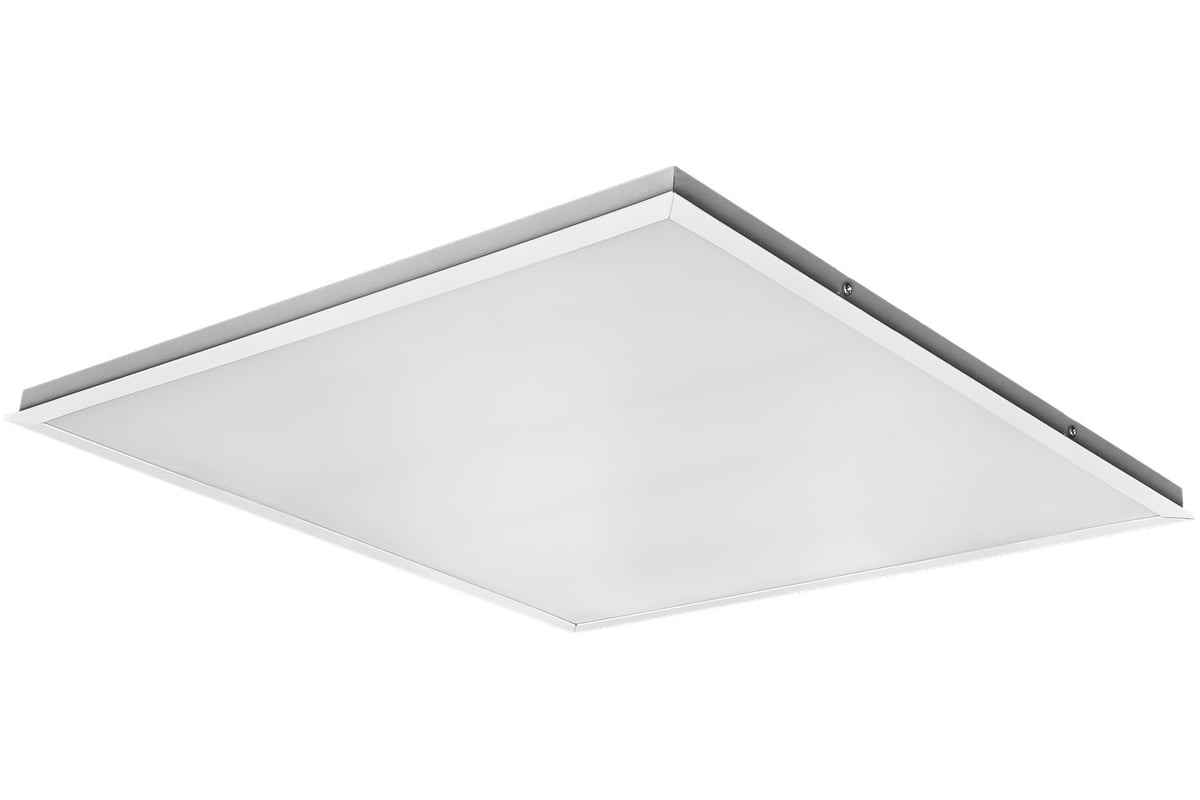 AVRORA 32 595х595х25 CRI80 4000 opal-sand IP20 белый армстронг, светильник светодиодный накладной/встраиваемый