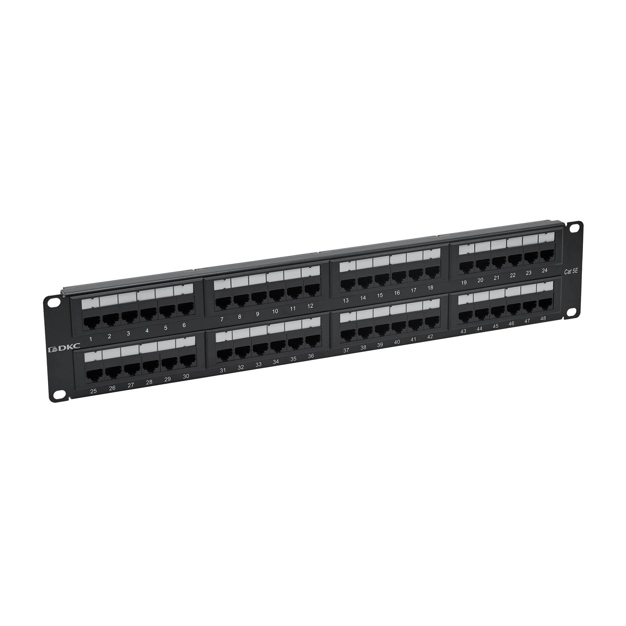 Патч-панель 19", 2U, CAT5E, 48 портов RJ45, неэкранированная (RN5PPU242), патч-панель 19"