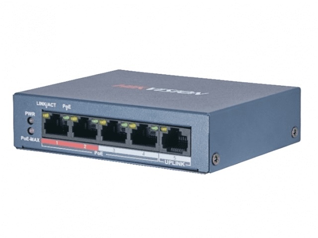DS-3E0105P-E/M(C), коммутатор с питанием POE