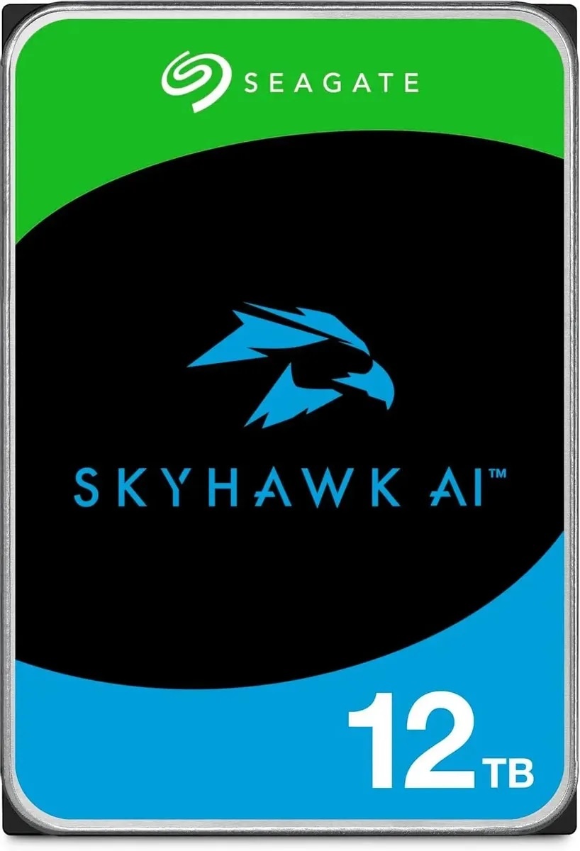 HDD 12000 GB (12 TB) SATA-III SkyHawkAI (ST12000VE003), жесткий диск (HDD) для видеонаблюдения