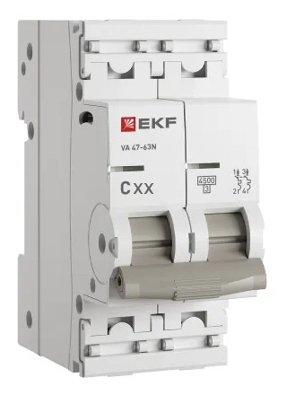 ВА 47-63N 2P 4А (C) 4,5 кА PROXIMA (M634204C), автоматический выключатель