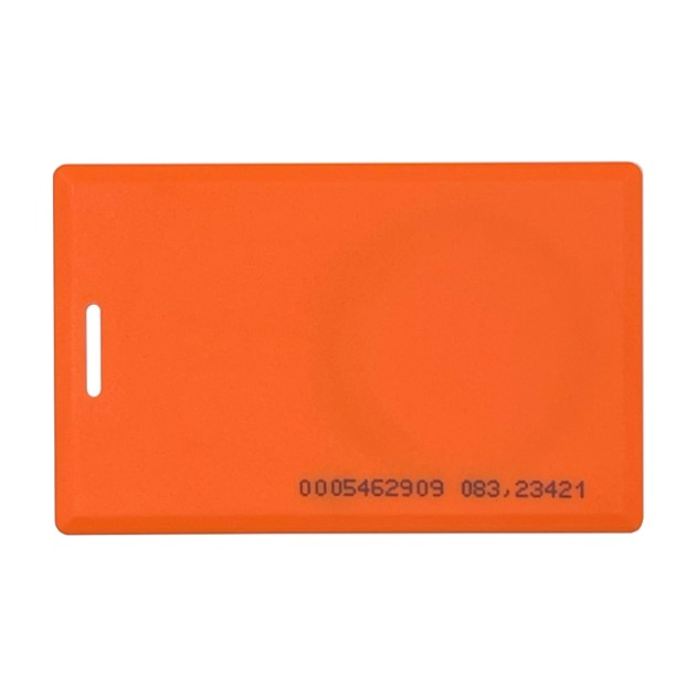 EM-Marine CLAMSHELL ORANGE (толстая) с номером (12064), карта proximity