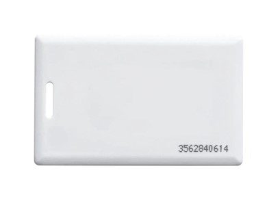 T5577 + MIFARE 1K CLAMSHELL (толстая) с номером (12602), карта proximity