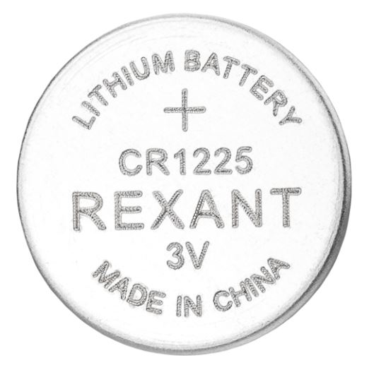 Батарейка литиевая CR1225 3В REXANT (39-1103), элемент питания
