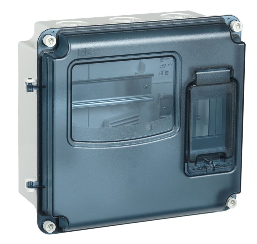 Корпус пластиковый навесной KREPTA ЩУРн-П 1/3 IP66 PC (MSP1-N-03-66-L)