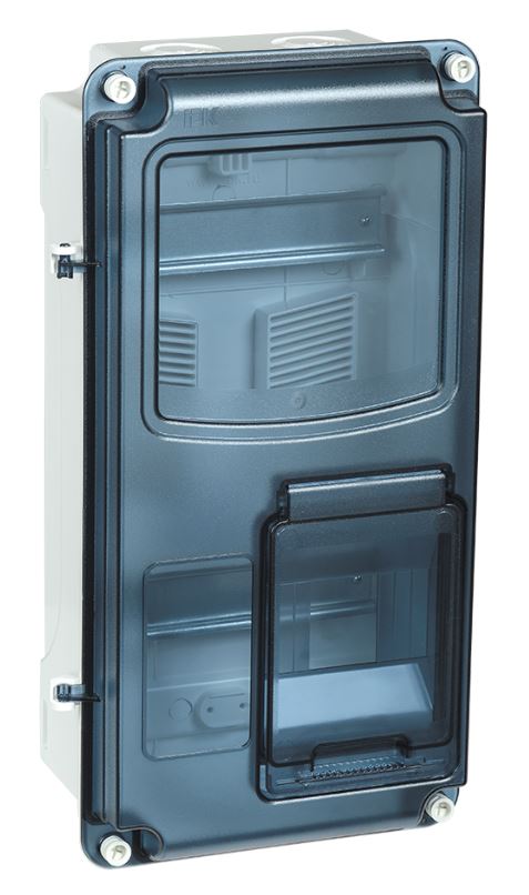Корпус пластиковый навесной KREPTA ЩУРн-П 1/8 IP66 PC (MSP1-N-08-66-L)