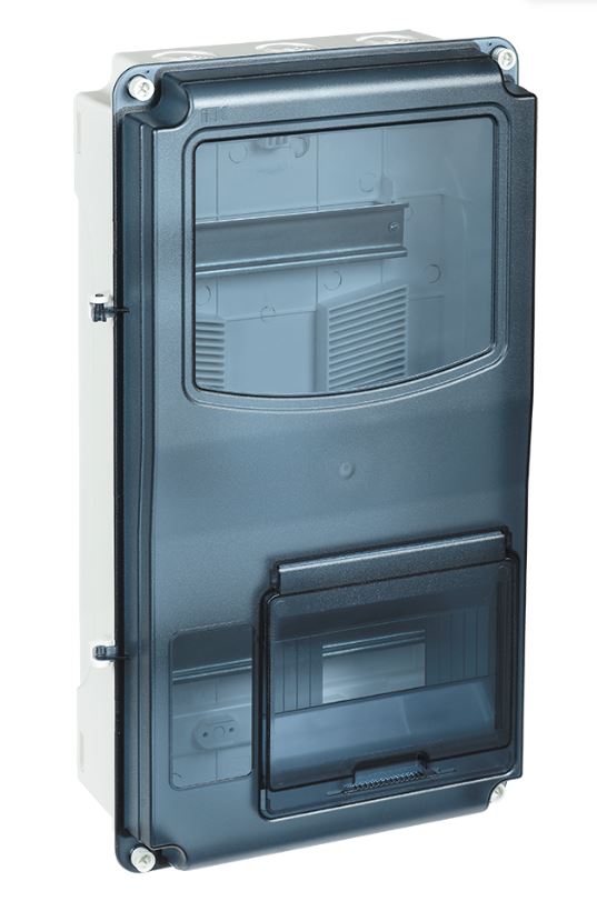 Корпус пластиковый навесной KREPTA ЩУРн-П 3/12 IP66 PC (MSP3-N-12-66-L)