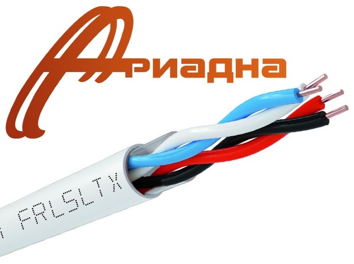 КПСнг(А)-FRLSLTx 1х2х1,5 (Ариадна), кабель для систем ОПС и СОУЭ огнестойкий, не поддерживающий горения, неэкранированный