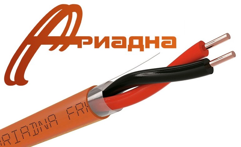 КПСЭнг(А)-FRHF 1х2х2,5 (Ариадна), кабель для систем ОПС и СОУЭ огнестойкий, не поддерживающий горения, экранированный