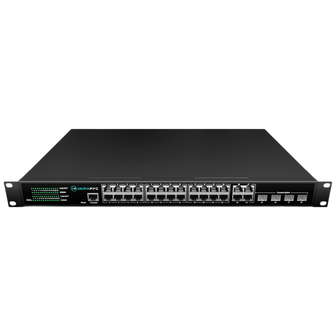 MR-SW-C2-G24C4, коммутатор 24-портовый