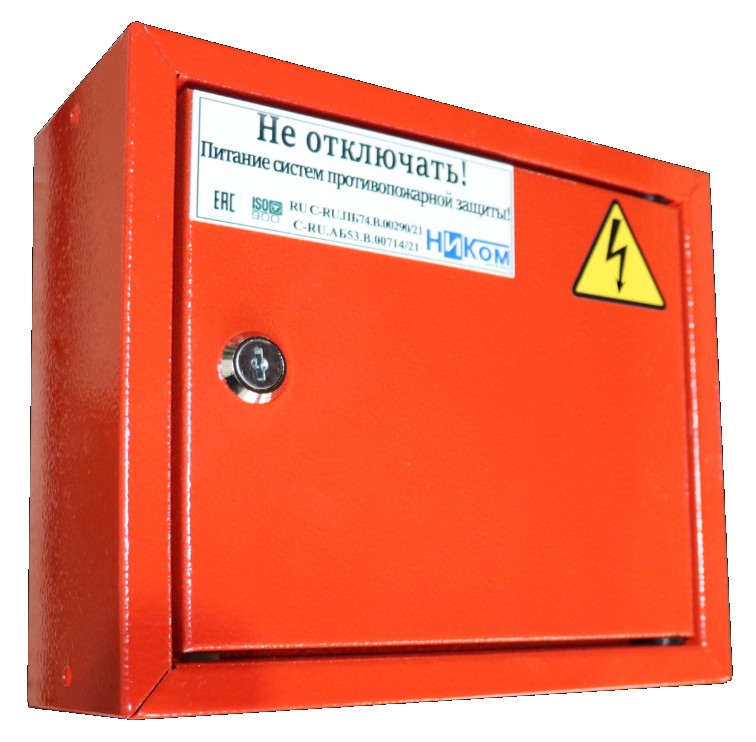 ЩУ-П НИКОМ 230-IP54-1[2/230/10], панель питания электрооборудования систем противопожарной защиты