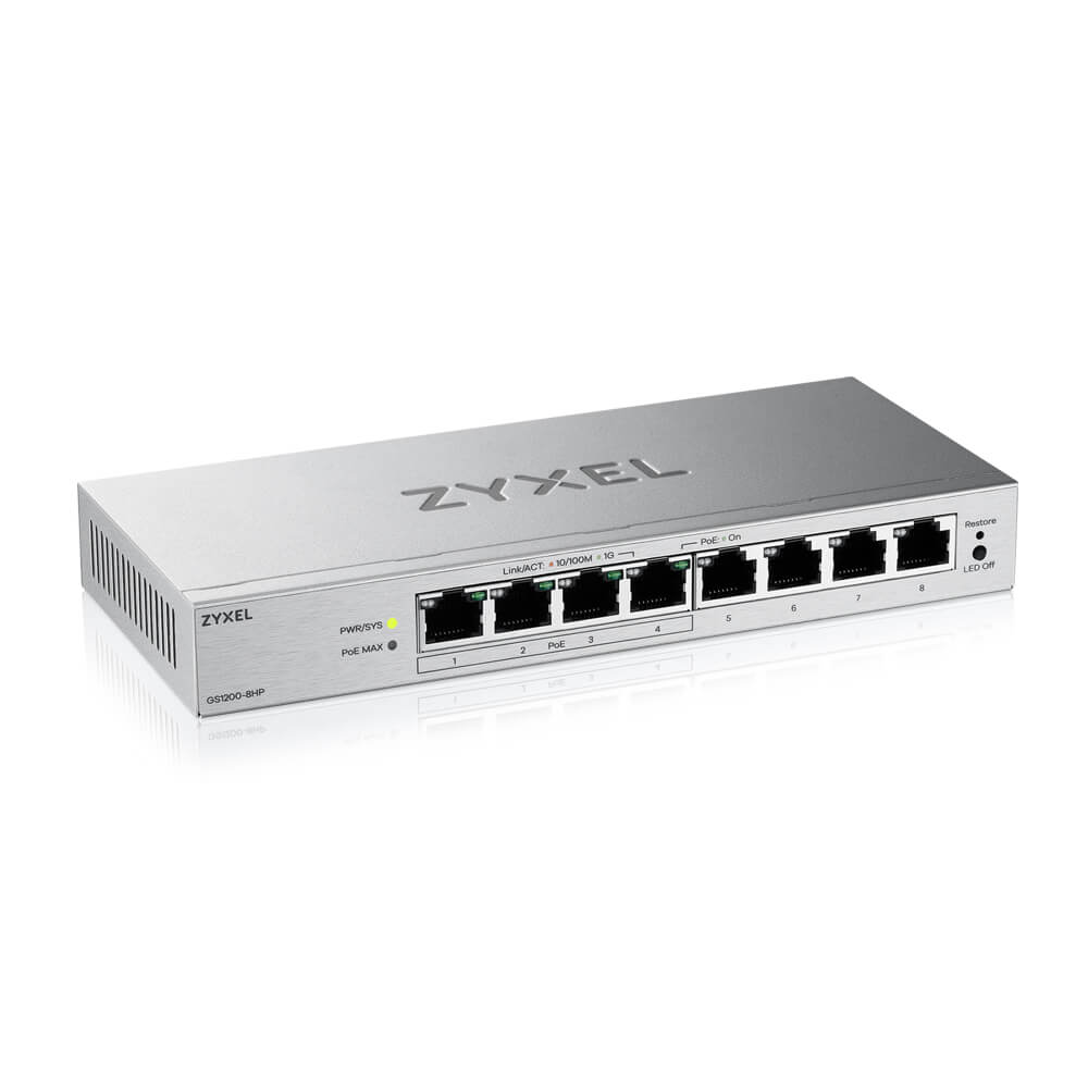 GS1200-8HPV3-EU0101F, Smart коммутатор