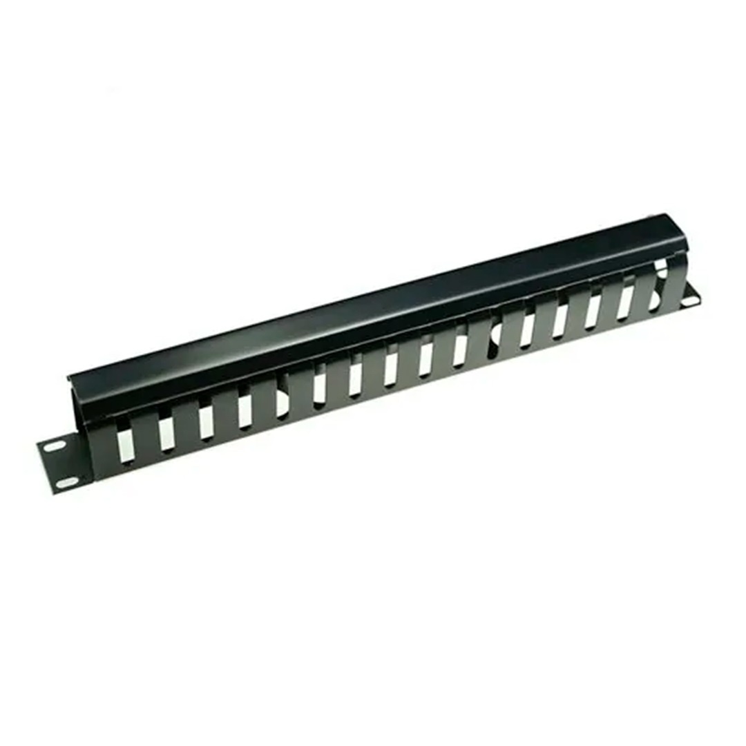 MR-CO-1U-L-BK, кабельный организатор 19"