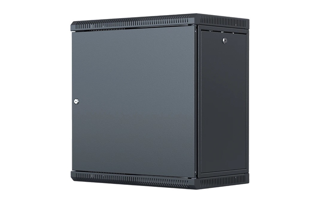 ШТ-НСрМ-12U-600-650-М-Ч (130411-02719), шкаф телекоммуникационный 19" настенный 12U