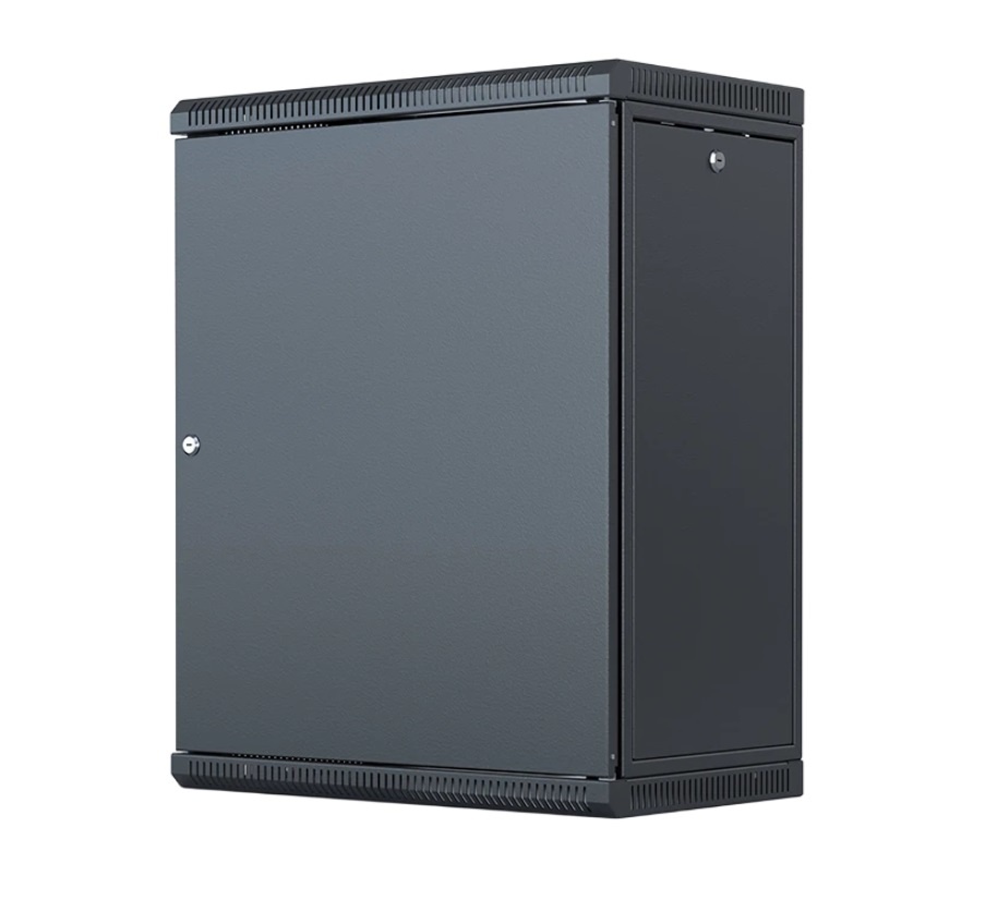 ШТ-НСрМ-18U-600-350-М-Ч (130411-02742), шкаф телекоммуникационный 19" настенный 18U