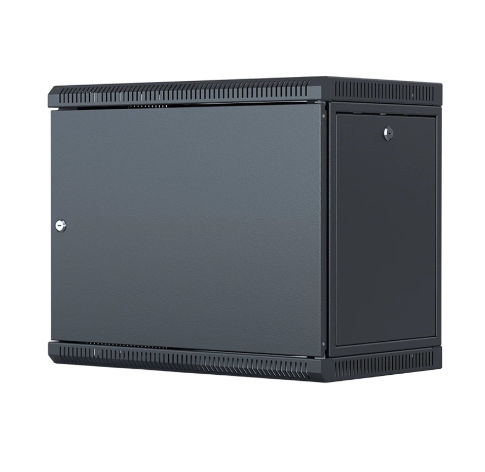 ШТ-НСрМ-9U-600-450-М-Ч (130411-02704), шкаф телекоммуникационный 19" настенный 9U