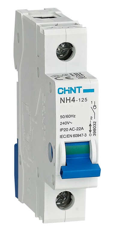 Выключатель нагрузки NH4-125 1P 100А (DB) (R) (398036)
